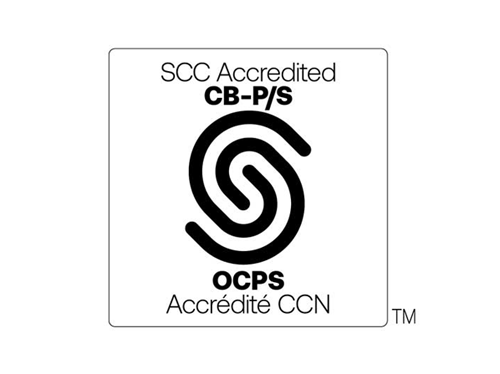 Standards Council of Canada (SCC) Accredited logo